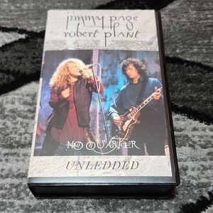 JIMMY PAGE ROBERT PLANT NO QUATER UNLEDDED VHS 1995 MUSIC